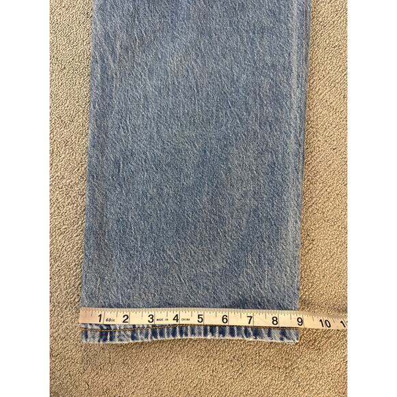 NWT Aeropostale Jeans High Rise Baggy Distressed Medium Wash Size 6 Short - Picture 10 of 10